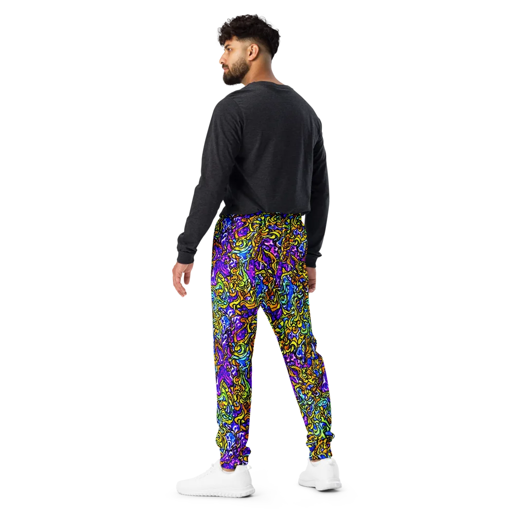 Jewel Frenzy on Men's Joggers — Back