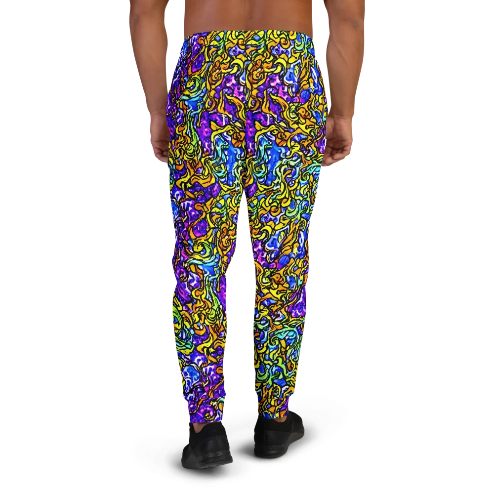 Jewel Frenzy on Men's Joggers — Back