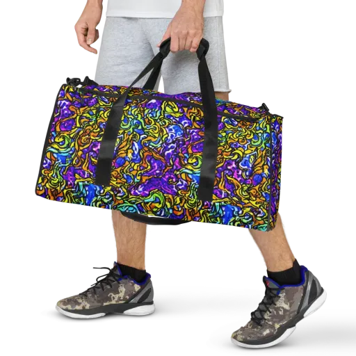 Jewel Frenzy on a Duffle Bag