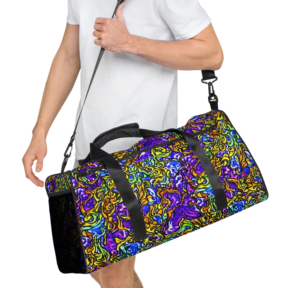 Jewel Frenzy on Duffle Bag — Right Front