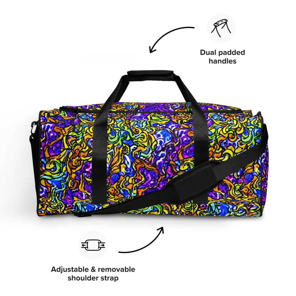 Jewel Frenzy on Duffle Bag — Front