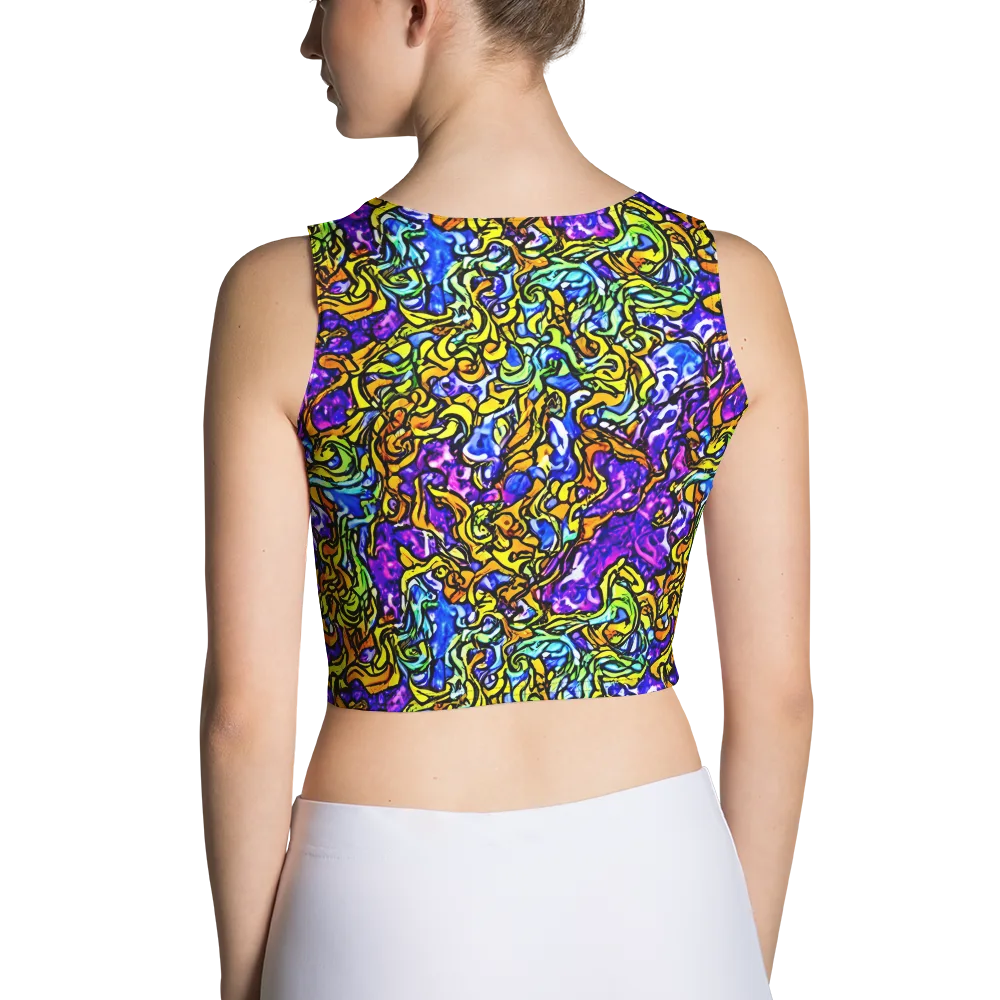 Jewel Frenzy on Crop Top — Back