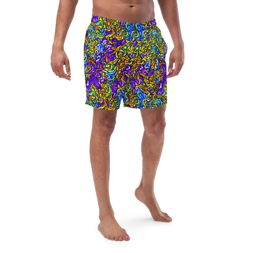 Jewel Frenzy on a Swim Trunks