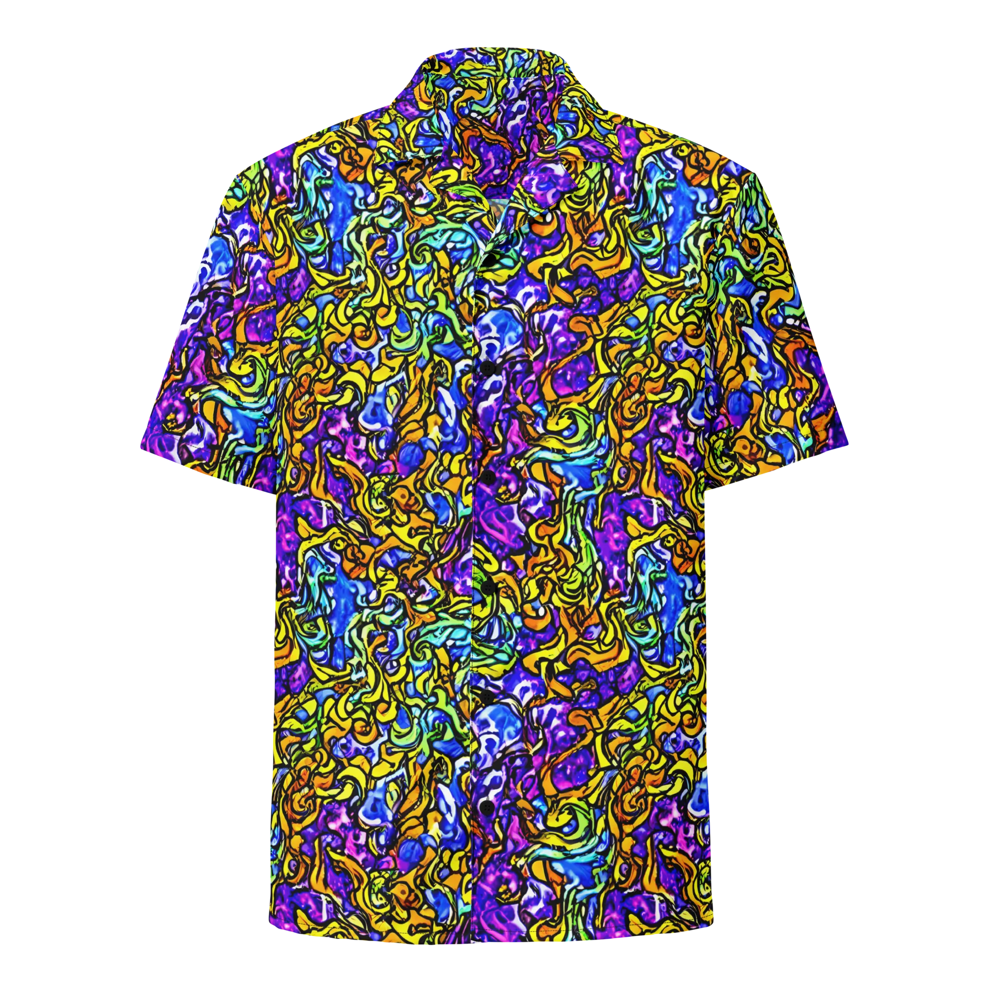 Jewel Frenzy on Button Shirt — Front