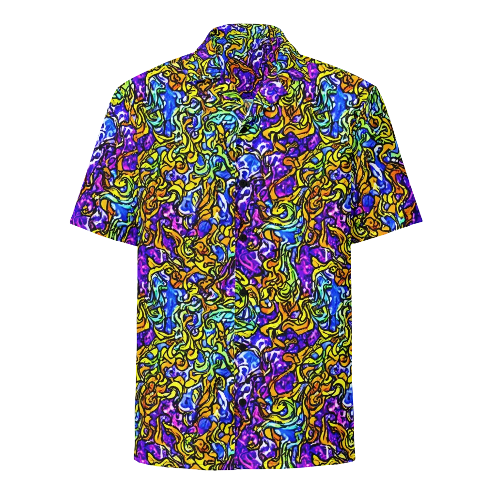 Jewel Frenzy on Button Shirt — Front