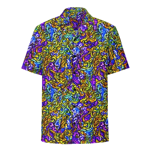 Jewel Frenzy on a Button Shirt