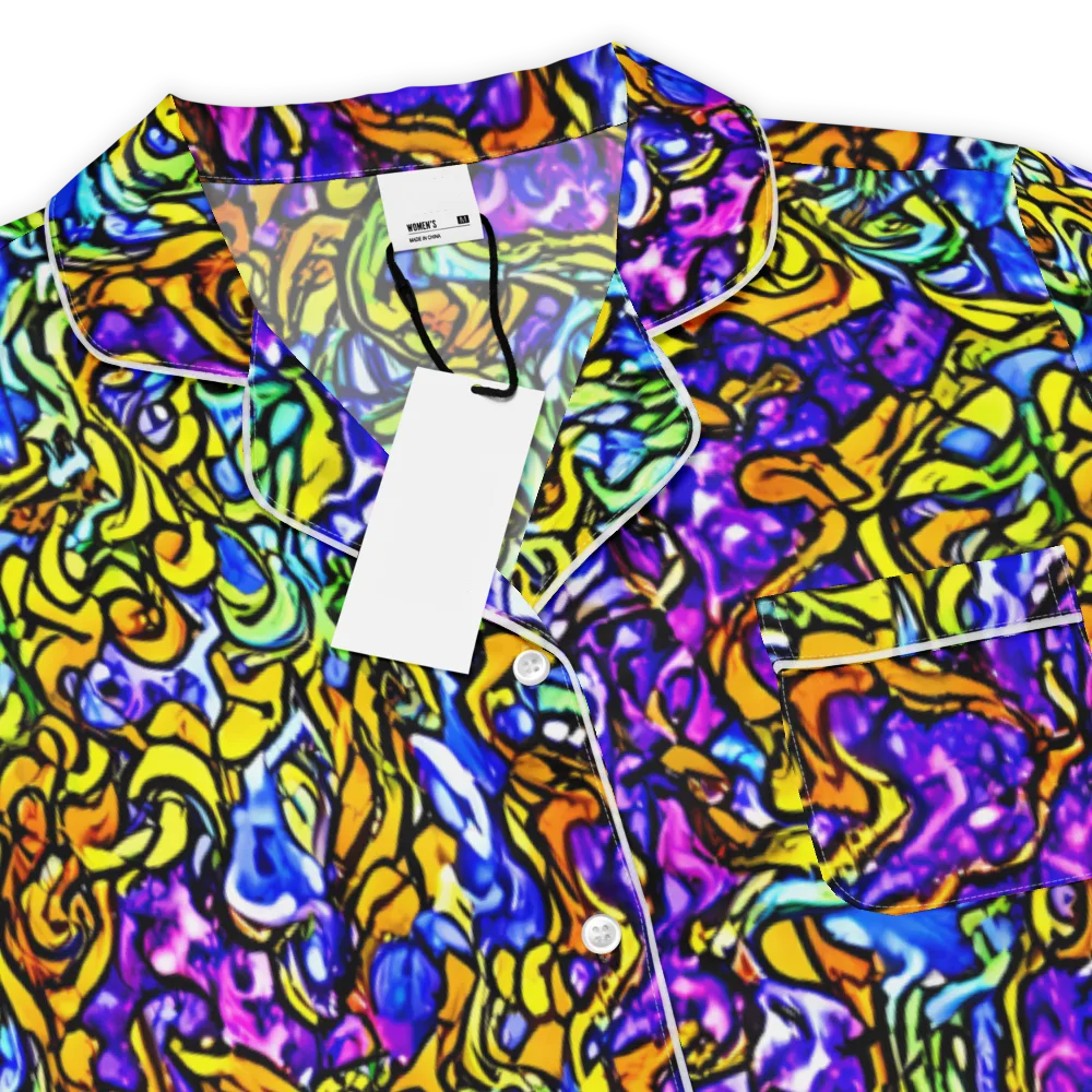 Jewel Frenzy on Women's Short Sleeve Pajama Top — Product details