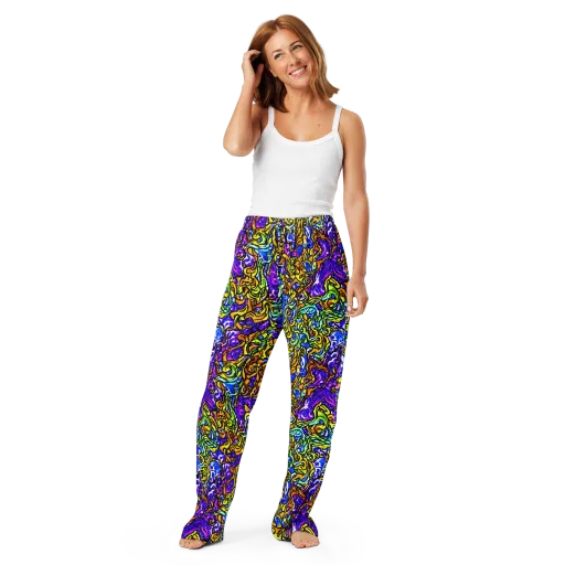 Jewel Frenzy on a Women's Pajama Pants