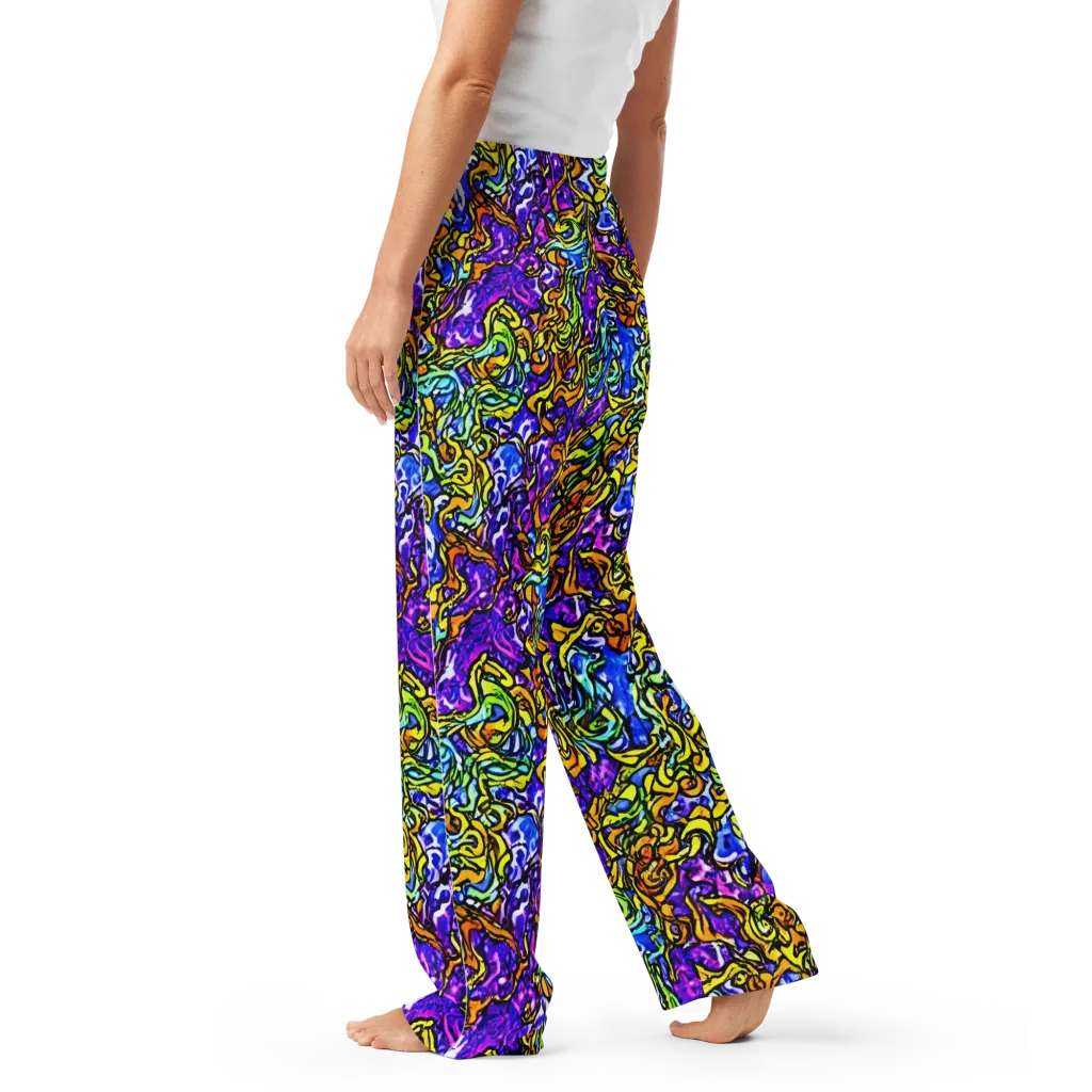 Jewel Frenzy on Women's Pajama Pants — Left