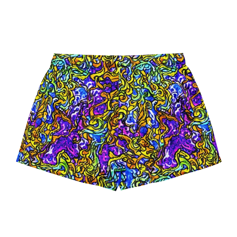 Jewel Frenzy on Women's Pajama Shorts — Back