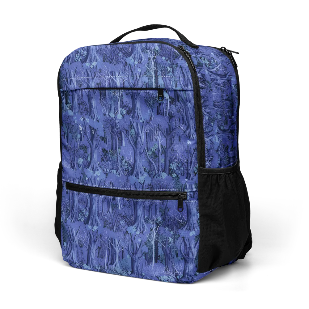 Sapphire Thicket on Utility Backpack — Left Front