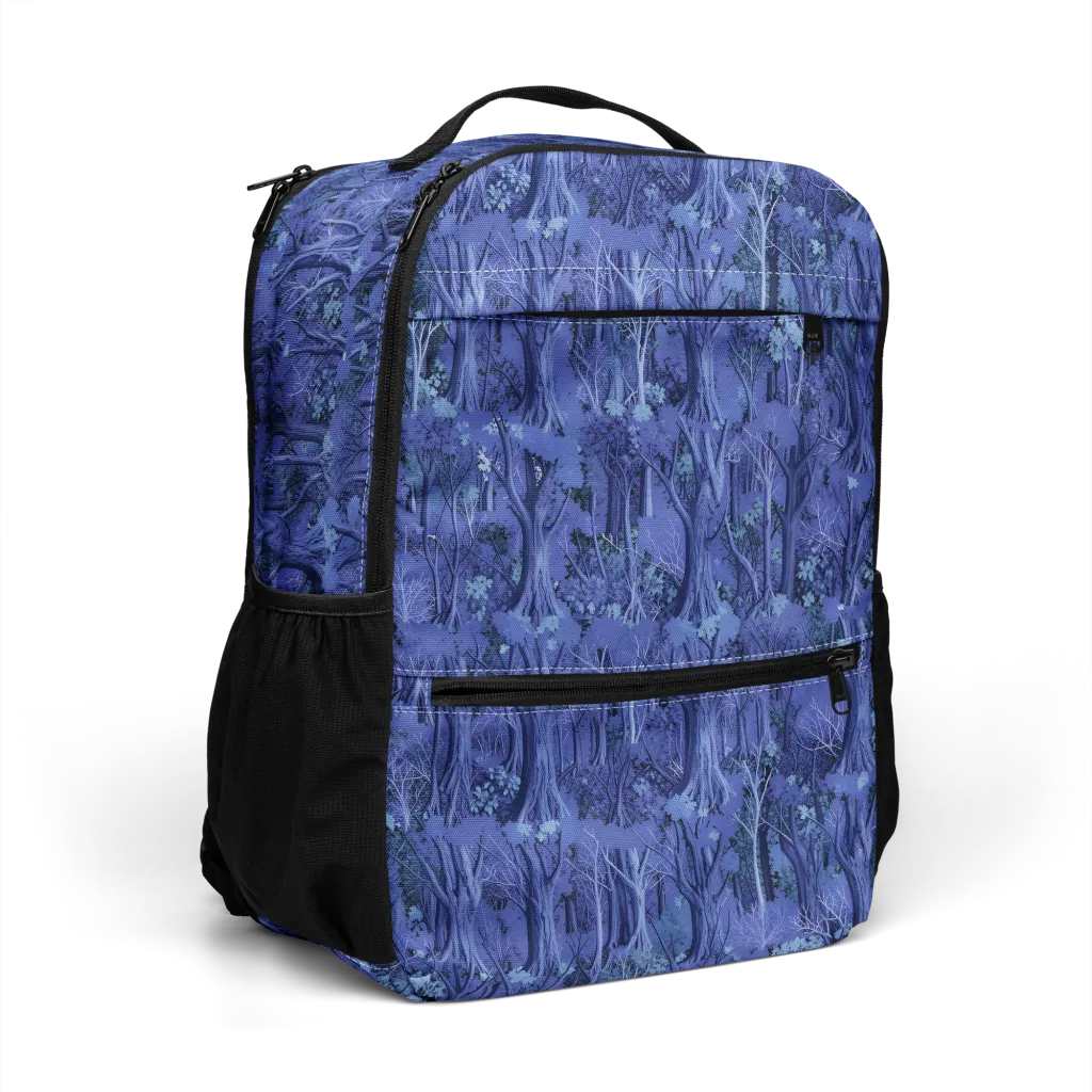 Sapphire Thicket on Utility Backpack — Right Front