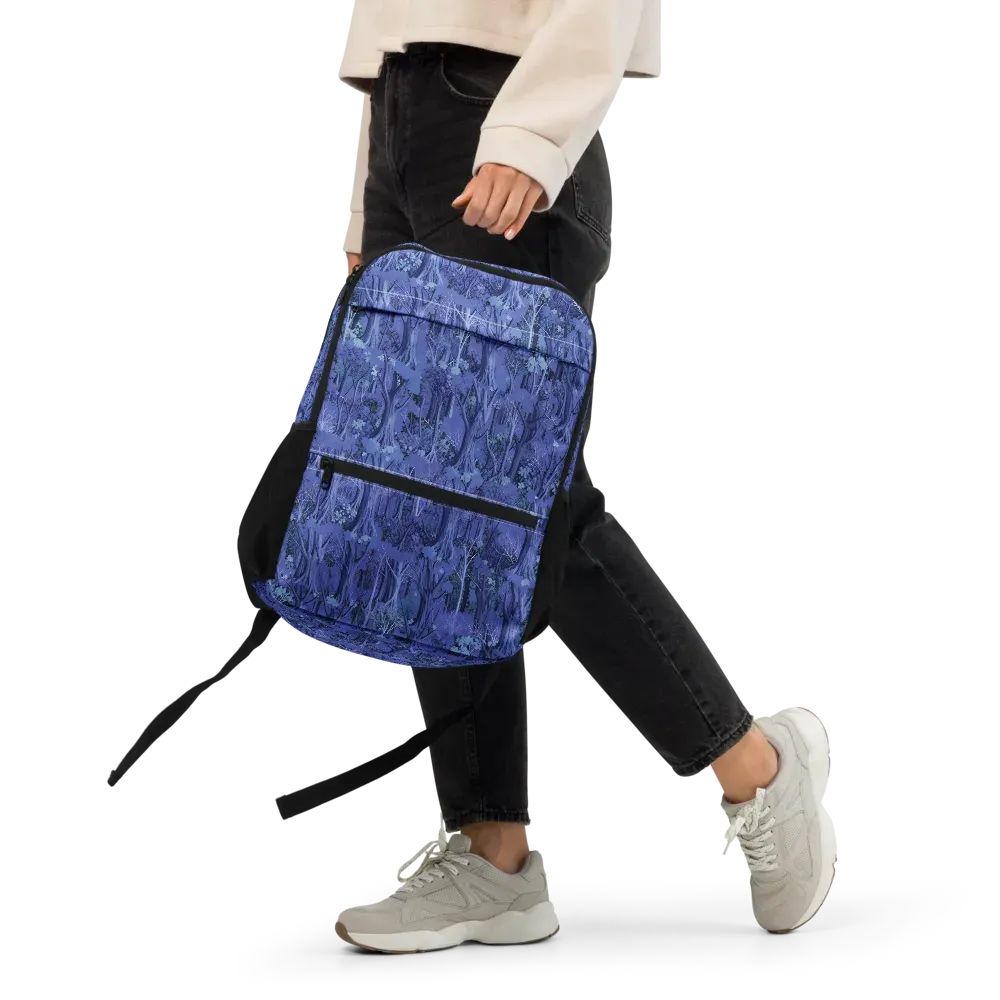 Sapphire Thicket on Utility Backpack — Front