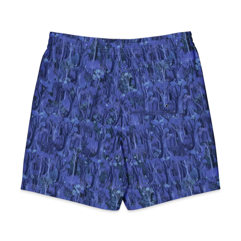 Sapphire Thicket on Men's Board Shorts — Back