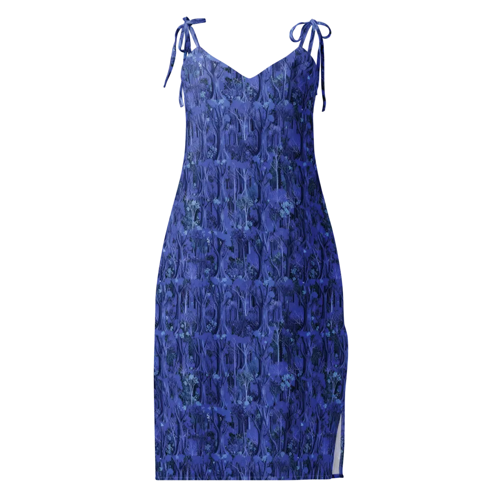 Sapphire Thicket on Slip Dress — Front
