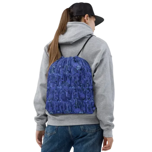 Sapphire Thicket on a Drawstring Bag