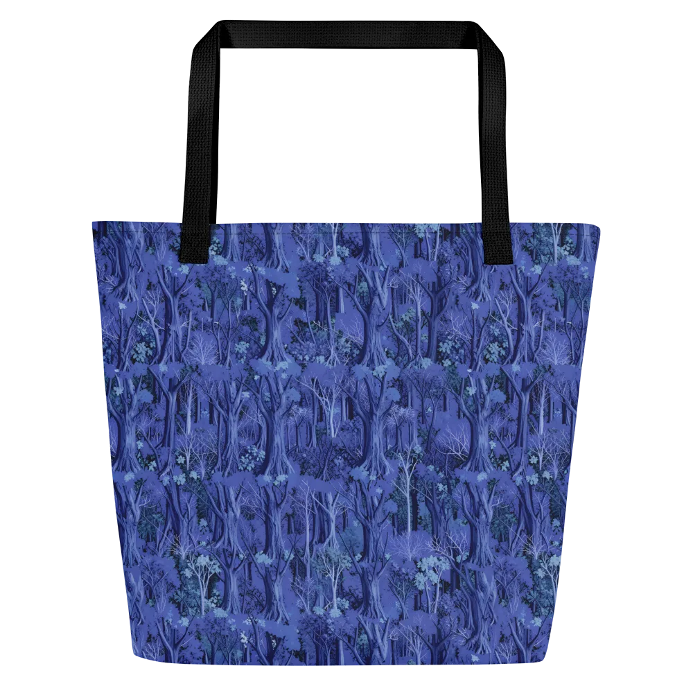 Sapphire Thicket on Large Tote Bag W/ Pocket — Front