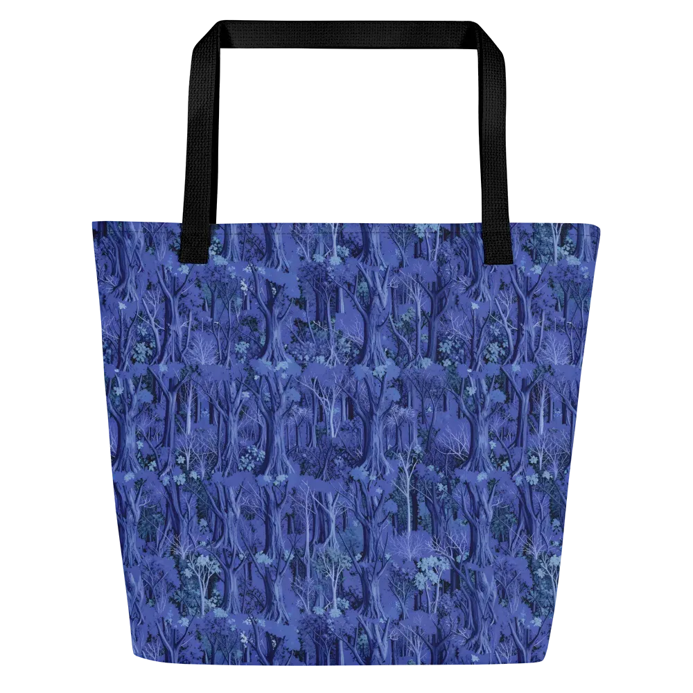 Sapphire Thicket on Large Tote Bag W/ Pocket — Front