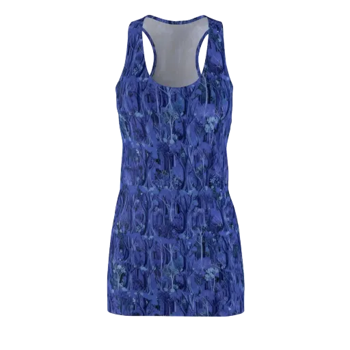 Sapphire Thicket on a Racerback Dress