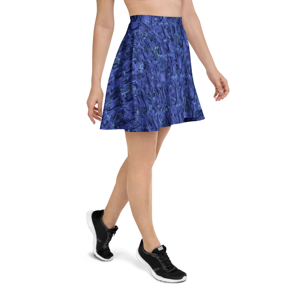 Sapphire Thicket on Skater Skirt — Right