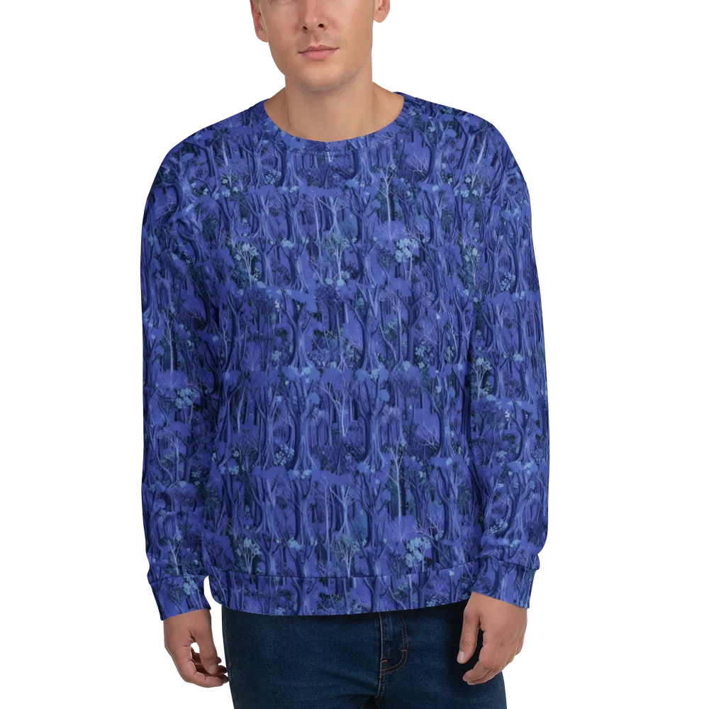 Sapphire Thicket on Sweatshirt — Front