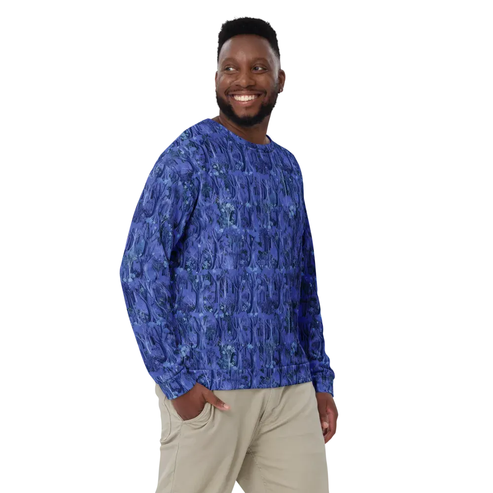 Sapphire Thicket on Sweatshirt — Front