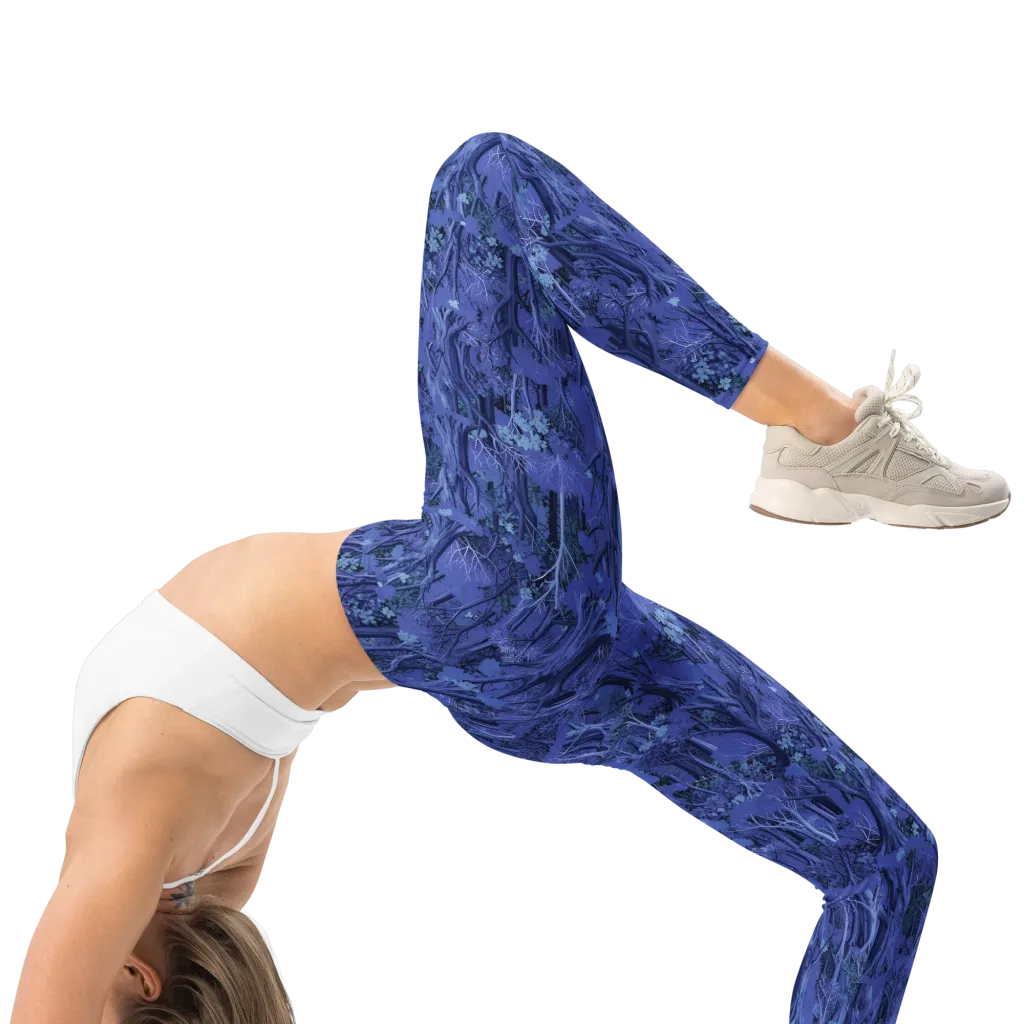 Sapphire Thicket on Leggings — Right