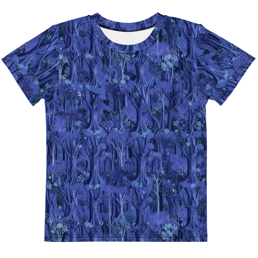 Sapphire Thicket on Kids Crew Neck T-Shirt — Front