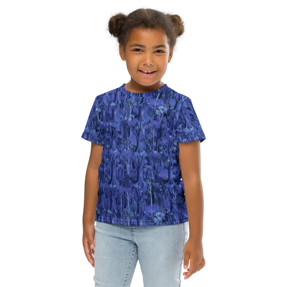 Sapphire Thicket on Kids Crew Neck T-Shirt — Front
