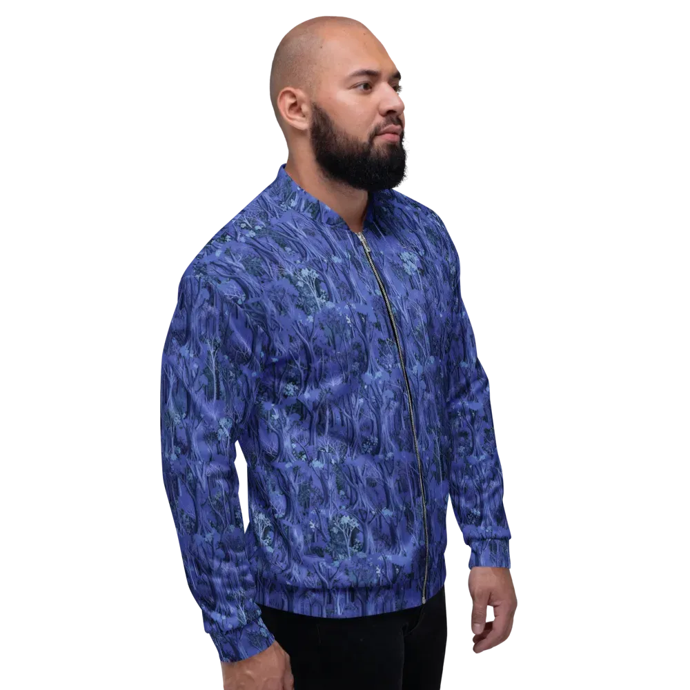 Sapphire Thicket on Bomber Jacket — Right