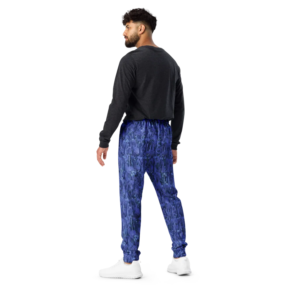 Sapphire Thicket on Men's Joggers — Back