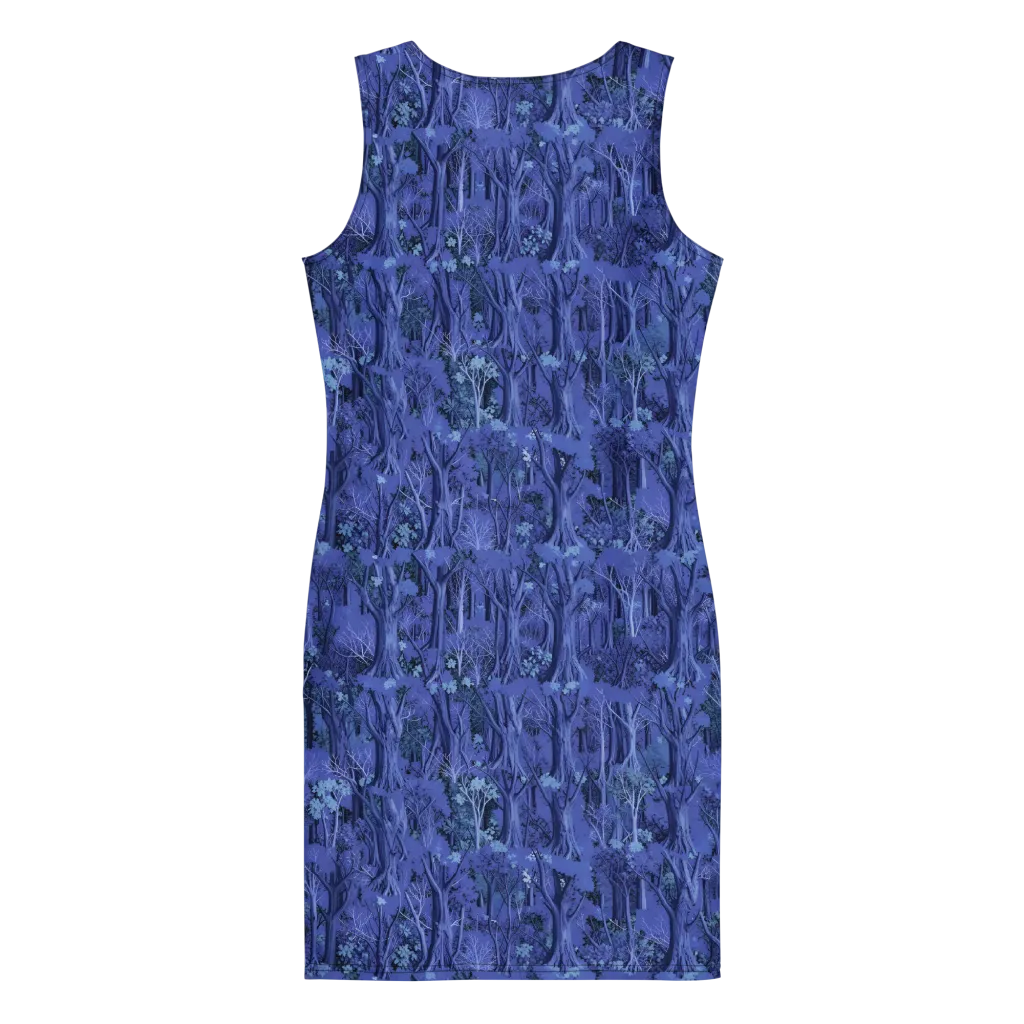 Sapphire Thicket on Bodycon Dress — Back