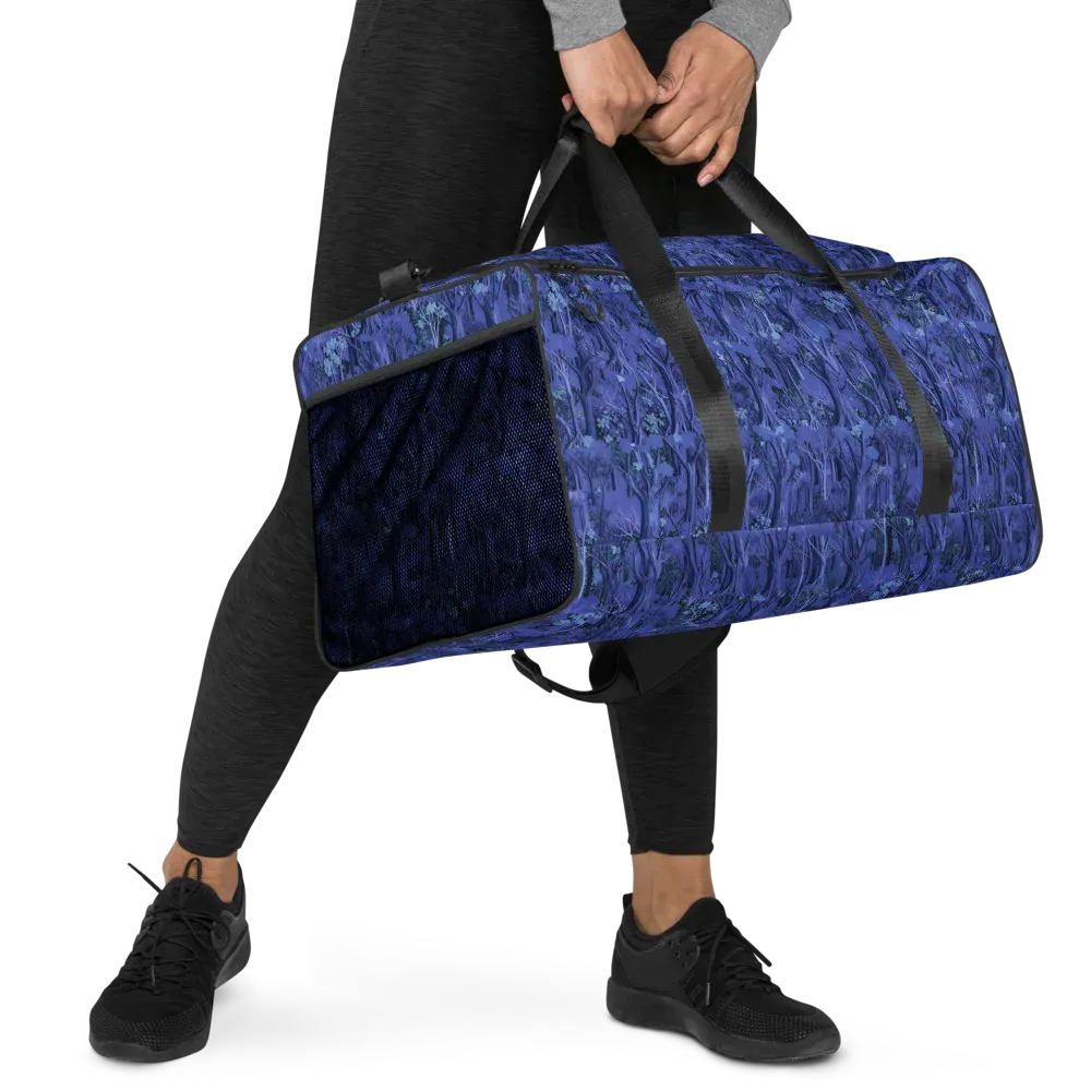 Sapphire Thicket on Duffle Bag — Right Front