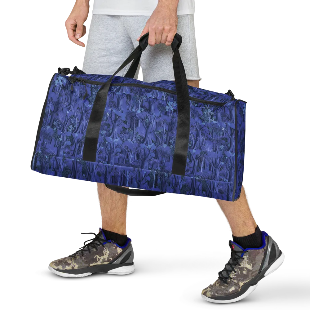 Sapphire Thicket on Duffle Bag — Front