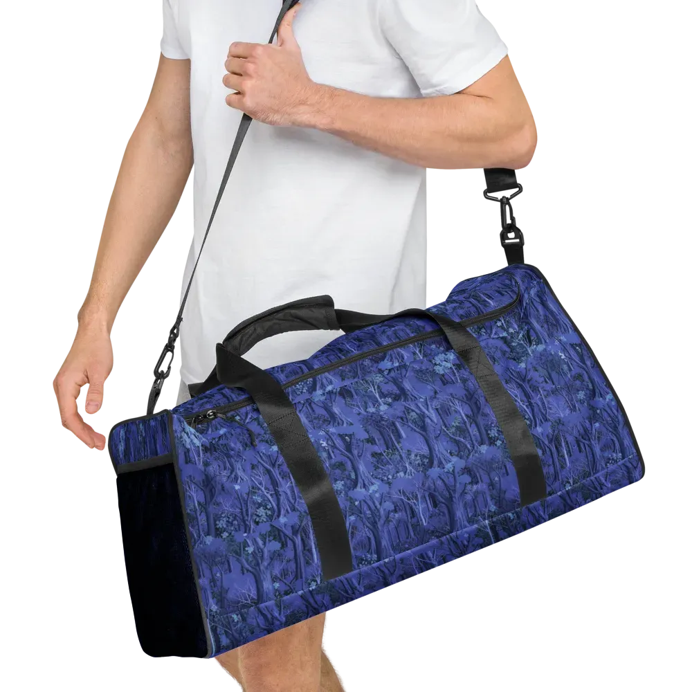 Sapphire Thicket on Duffle Bag — Right Front