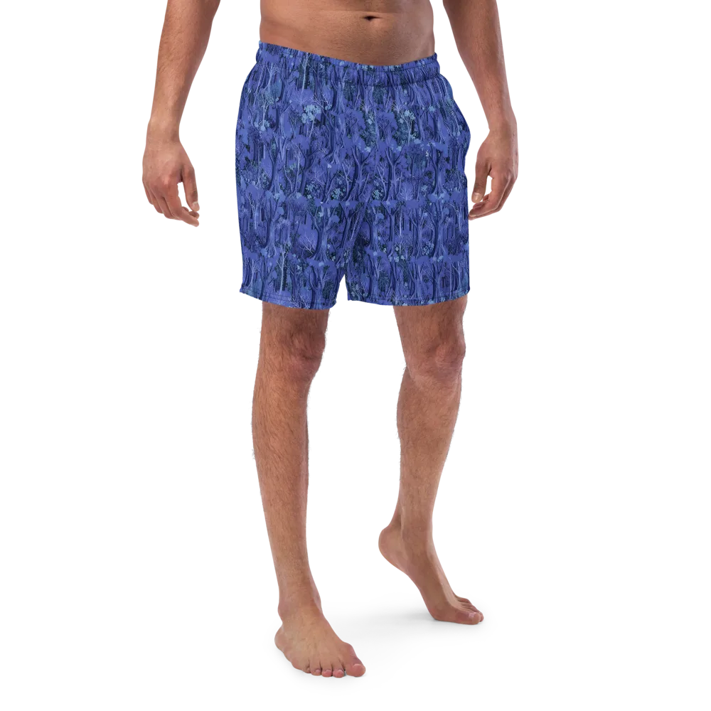 Sapphire Thicket on Swim Trunks — Front