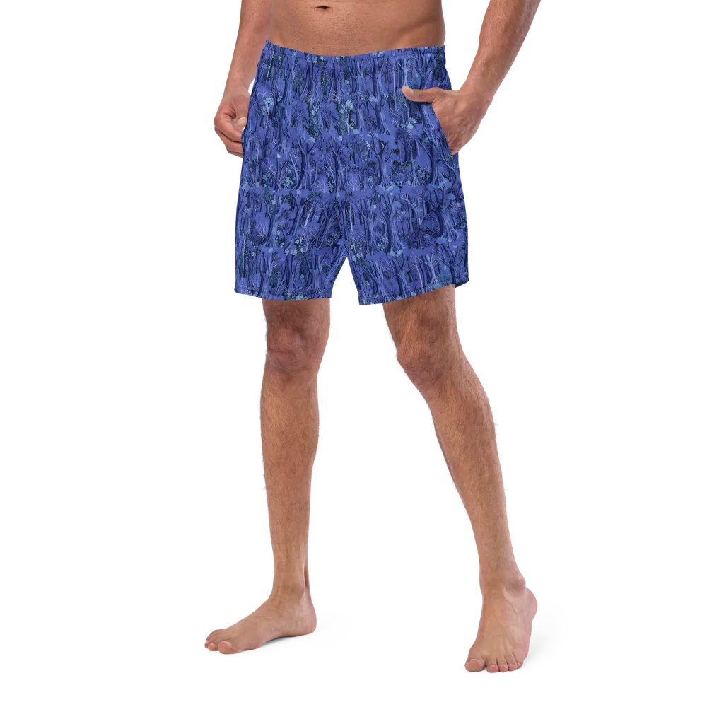 Sapphire Thicket on Swim Trunks — Left Front