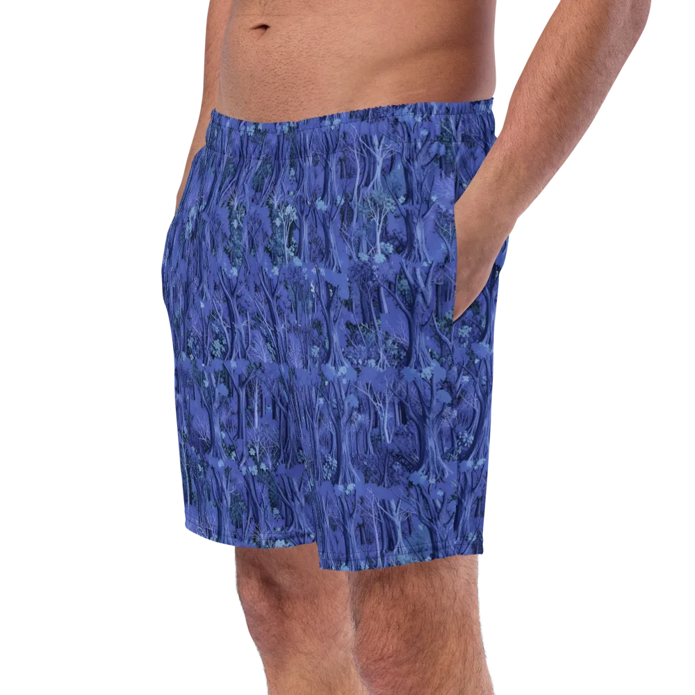 Sapphire Thicket on Swim Trunks — Left Front