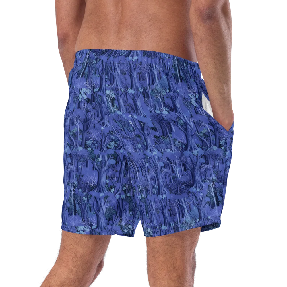 Sapphire Thicket on Swim Trunks — Right Back