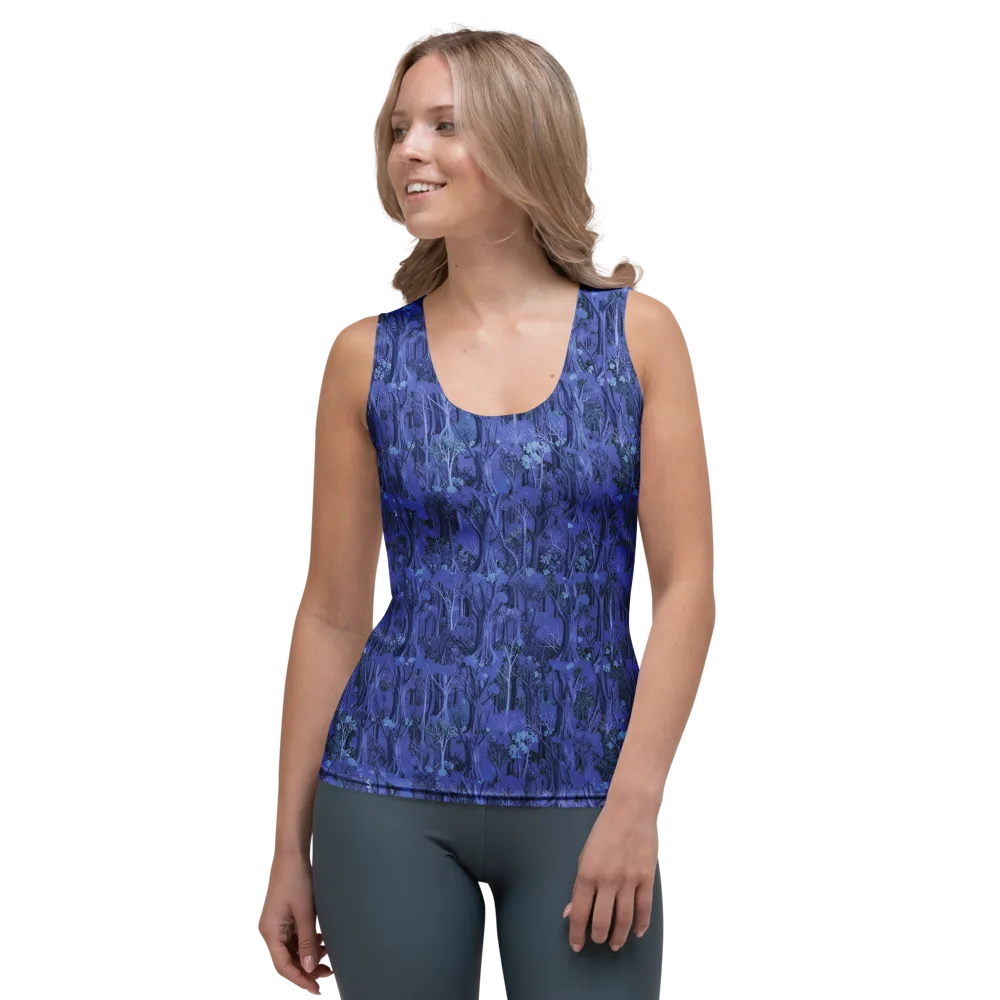 Sapphire Thicket on Women's Tank Top — Front