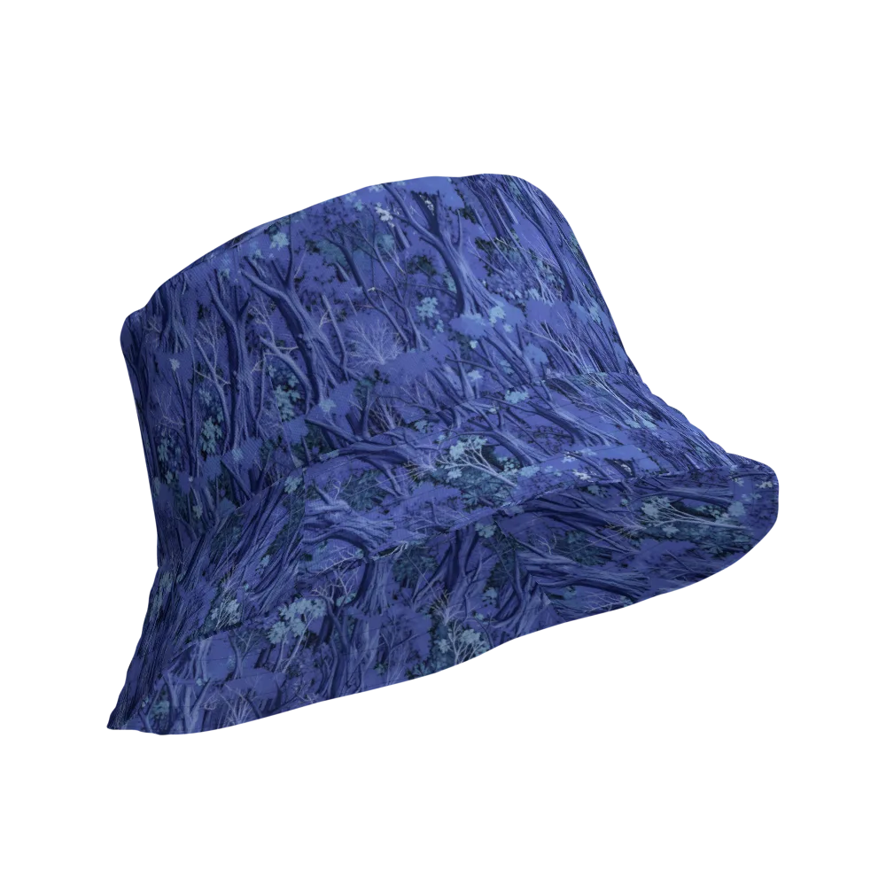 Sapphire Thicket on Reversible Bucket Hat — Product details Outside