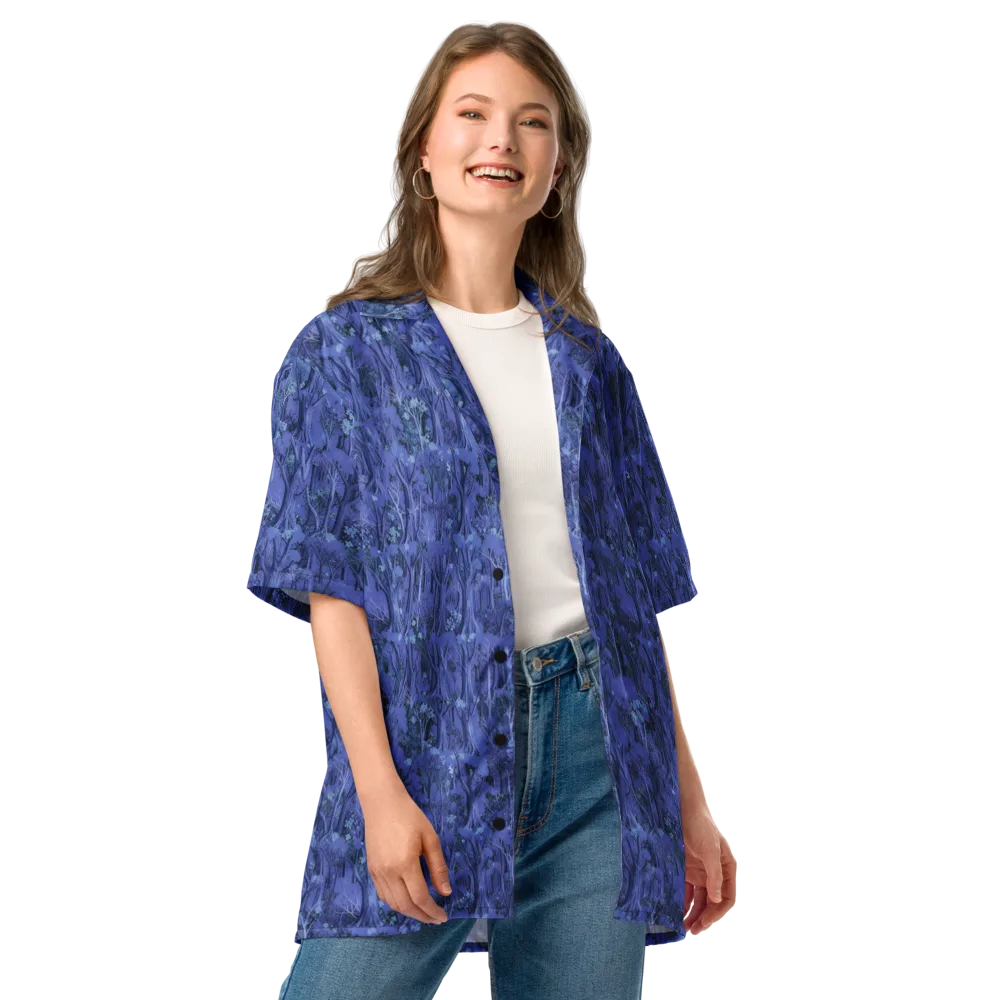 Sapphire Thicket on Button Shirt — Front