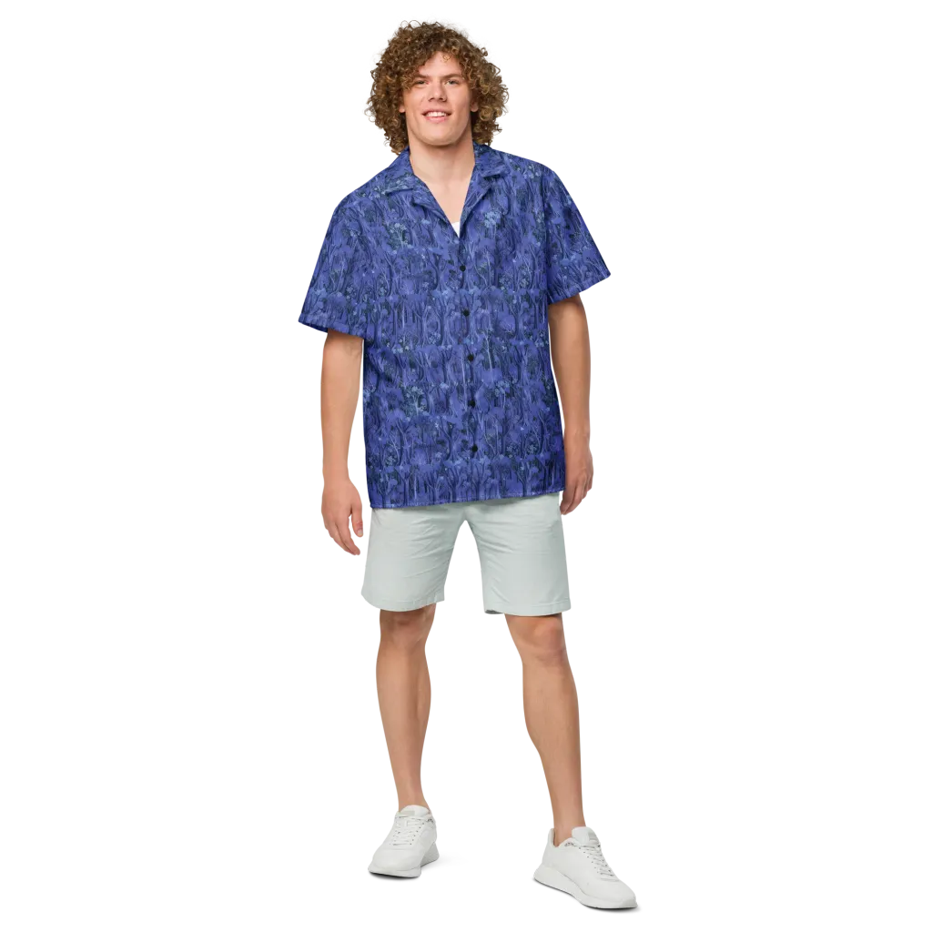 Sapphire Thicket on Button Shirt — Front
