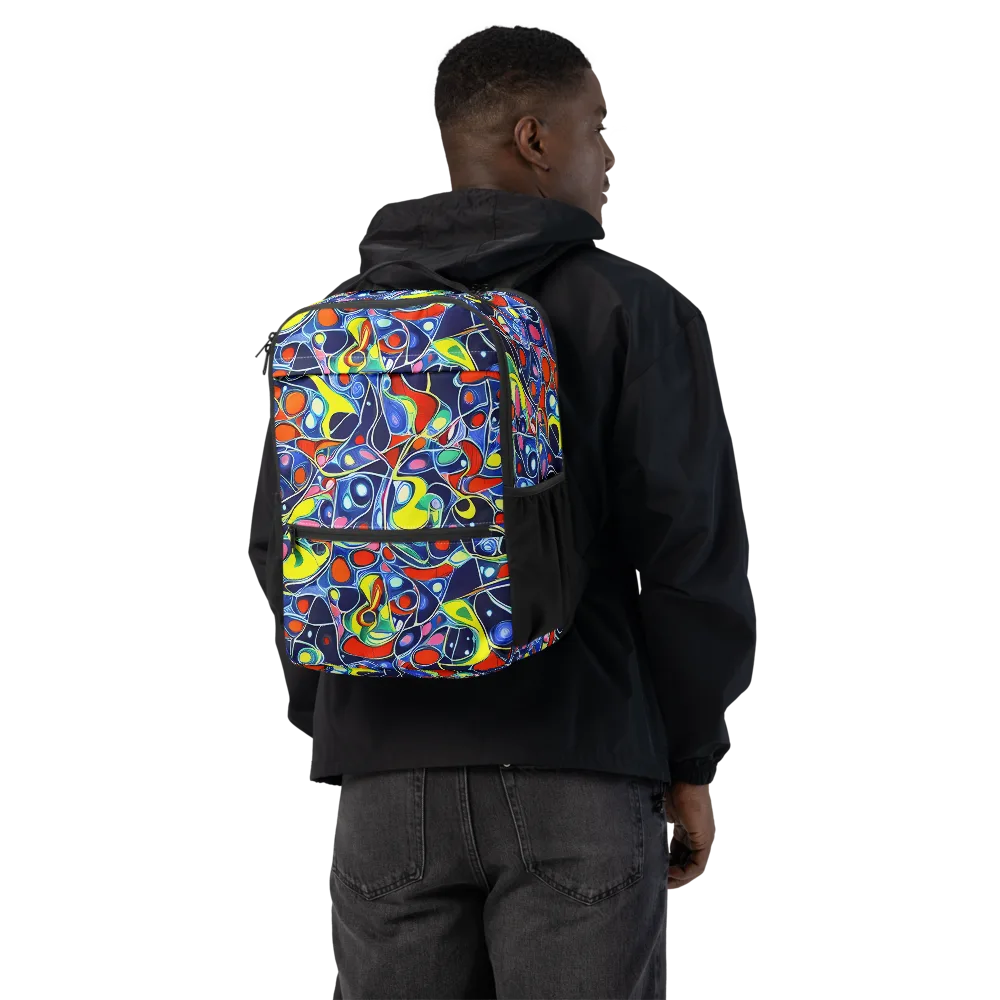 Chromatic Cells on Utility Backpack — Back