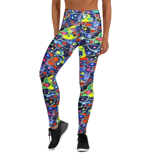Chromatic Cells on a Yoga Leggings