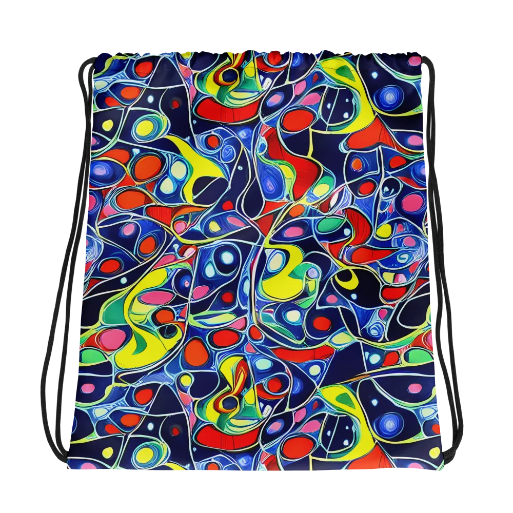 Chromatic Cells on Drawstring Bag — Photo