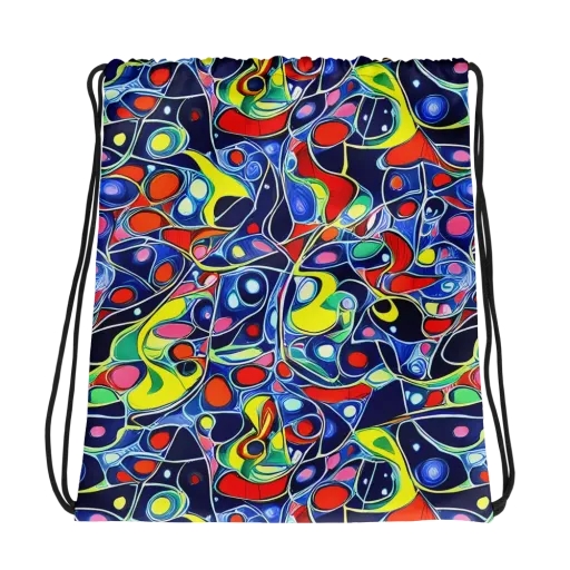 Chromatic Cells on a Drawstring Bag