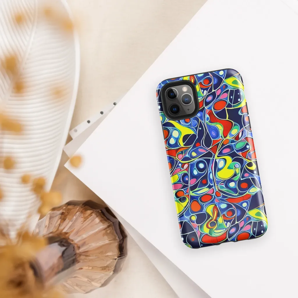 Chromatic Cells on Tough Case for iPhone® — Front