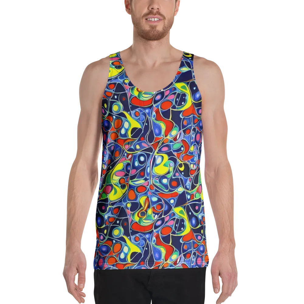 Chromatic Cells on Men's Tank Top — Front
