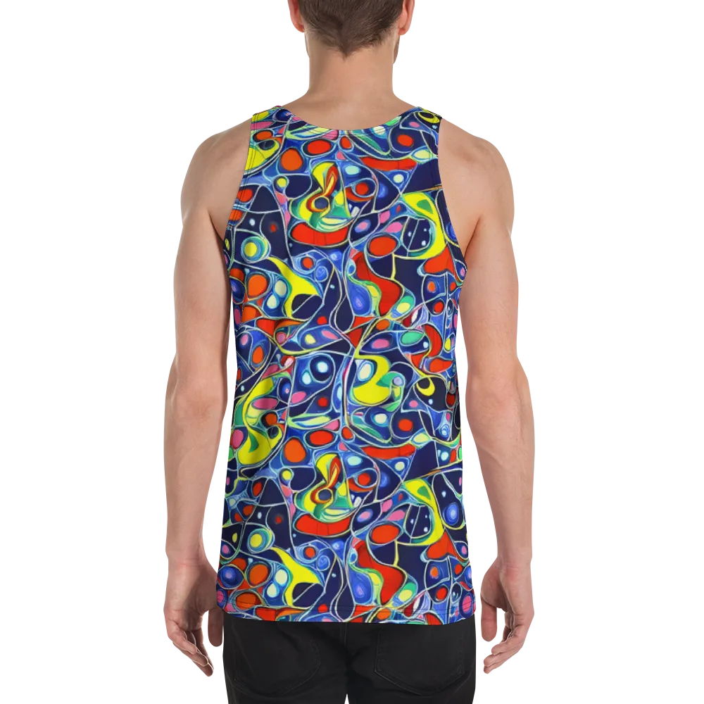 Chromatic Cells on Men's Tank Top — Back